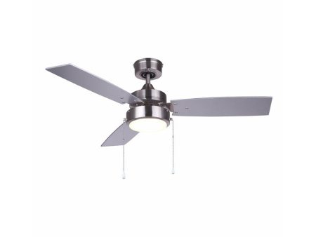 Canarm 42 Inch Wallis Brushed Nickel Ceiling Fan For Discount