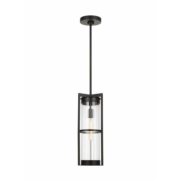 Alcona 1-Light Outdoor Pendant (with Bulb) Online