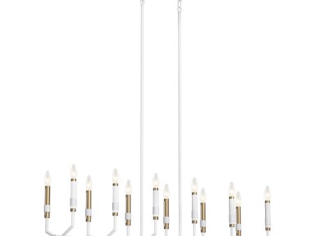 Armand 42.75  12-Light Linear Suspension Online Sale