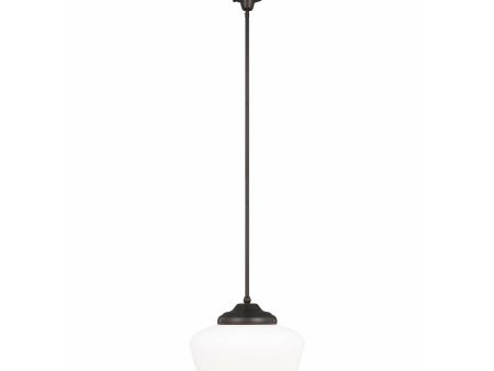 Academy Medium 1-Light Pendant (with Bulb) For Sale