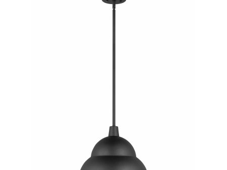 Barn Light 1-Light Outdoor Pendant (with Bulb) Hot on Sale