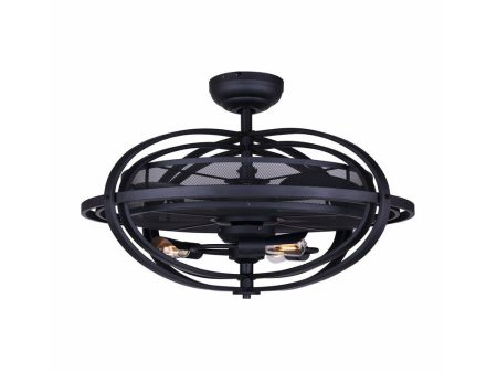 Canarm 24 Inch Cyra Matte Black Ceiling Fan Sale