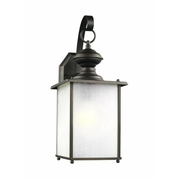 Jamestowne 1-Light Outdoor Wall Light (with Bulb) Online Hot Sale