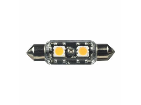 12v Clear T3 Festoon 3000K LED Lamp Sale