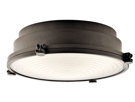 Hatteras Bay 13  LED Flush Mount Hot on Sale