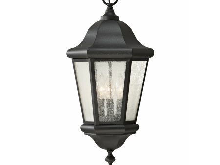 Martinsville 3-Light Outdoor Pendant (with Bulbs) Fashion