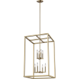 Moffet Street Large 8-Light Pendant (with Bulbs) For Cheap