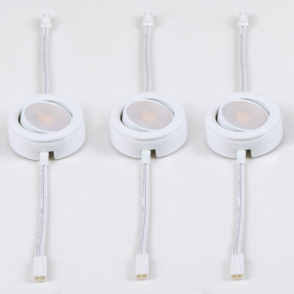 CounterMax MX-LD-AC 3000K LED Puck Light (3 Pack) Online Hot Sale