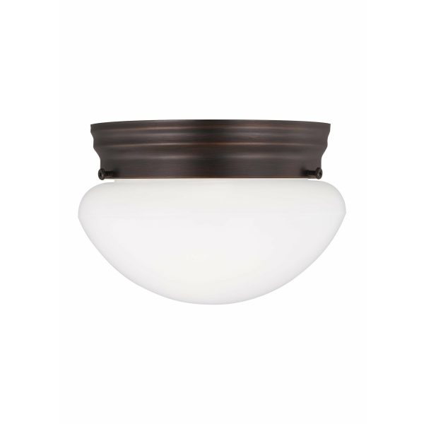 Webster 1-Light Flush Mount (with Bulbs) Online now