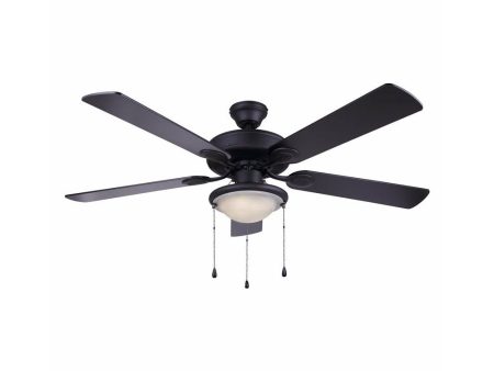 Canarm 52 Inch Kincade Matte Black Ceiling Fan Supply