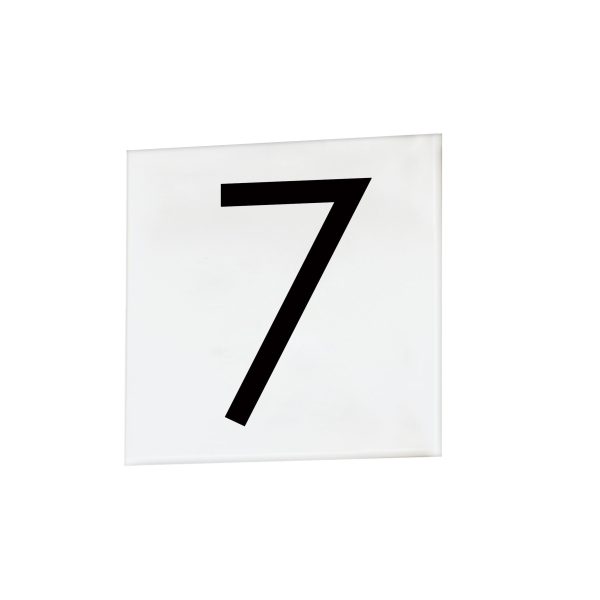 4  Square Tile Number 7 (Sans Serif) Online Hot Sale