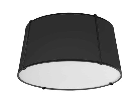 Trapezoid 3 Light 16 Inch Flush Mount Hot on Sale