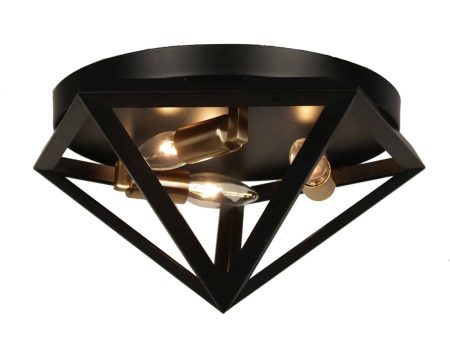 Archello 3 Light 12 Inch Flush Mount Online now