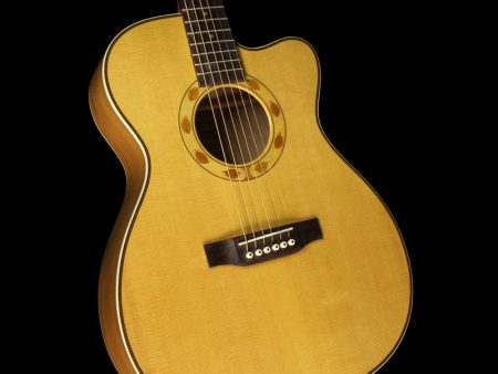 Used Martin OMC Sustainable Cherry Acoustic Guitar Natural on Sale