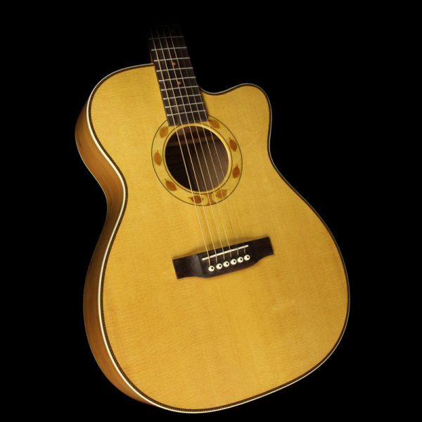 Used Martin OMC Sustainable Cherry Acoustic Guitar Natural on Sale