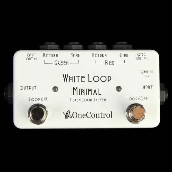 One Control White Loop 2-Loop True Bypass Looper Effect Pedal Discount