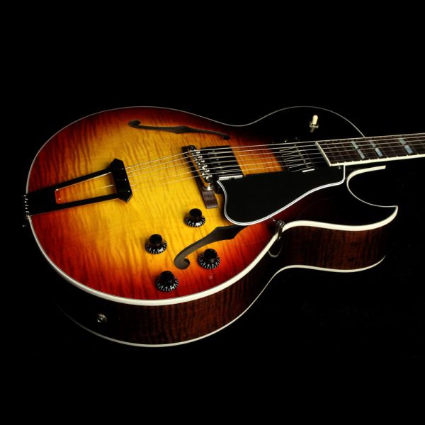 Used Gibson Memphis ES-175 Figured Electric Guitar Vintage Sunburst Cheap