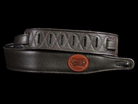 Levy s MG217 Garment Leather Bass Guitar Strap Dark Brown Online now