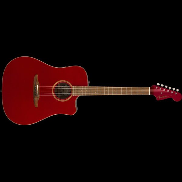 Fender California Series Redondo Classic Acoustic Hot Rod Red Metallic on Sale