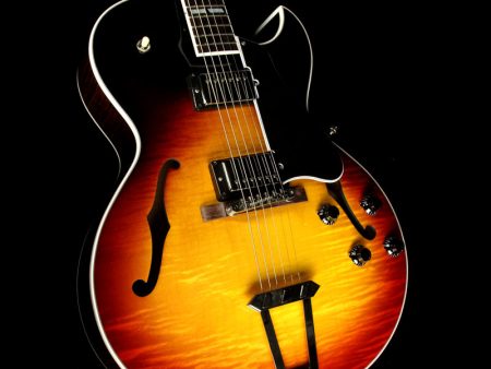 Used Gibson Memphis ES-175 Figured Electric Guitar Vintage Sunburst Cheap