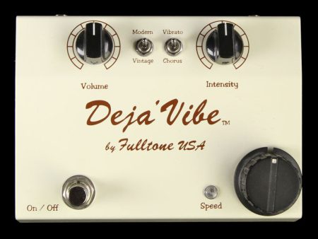 Used Fulltone Mini Deja Vibe Guitar Effects Pedal Cream Cheap