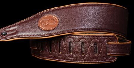 Levy s MSS17 Garment Leather Guitar Strap Burgundy For Cheap