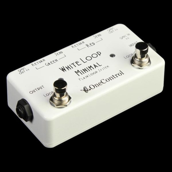 One Control White Loop 2-Loop True Bypass Looper Effect Pedal Discount