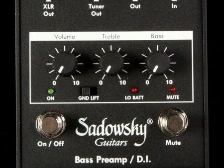 Sadowsky SBP-1 Bass Preamp Pedal Hot on Sale