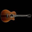 Used Taylor Custom Shop Grand Symphony Macassar Ebony and Sinker Redwood Acoustic Guitar Natural Cheap