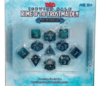 Of The Coast Wizards: Icewind Dale: Rime of the Frostmaiden Dice and Miscellany (D&D Accessory) [2020] on Sale