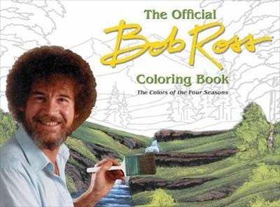 Bob Ross: The Offical Bob Ross Coloring Book [2019] paperback Discount