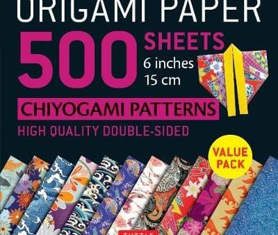 Tuttle: Origami Paper 500 sheets Chiyogami Designs 6 inch 15cm: : Instructions for 8 Projects Included [2018] Supply