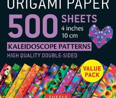 Tuttle: Origami Paper 500 sheets Kaleidoscope Patterns 4 (10 cm) [2019] For Cheap