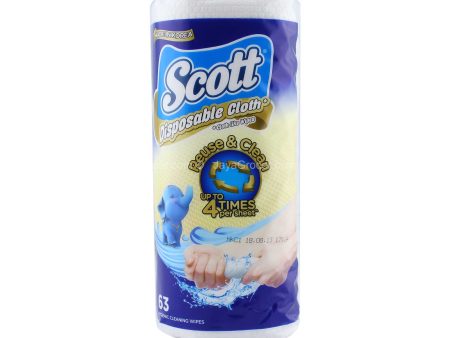 Scott Cleaning Cloth Like Wipes 63pcs pack Online Hot Sale