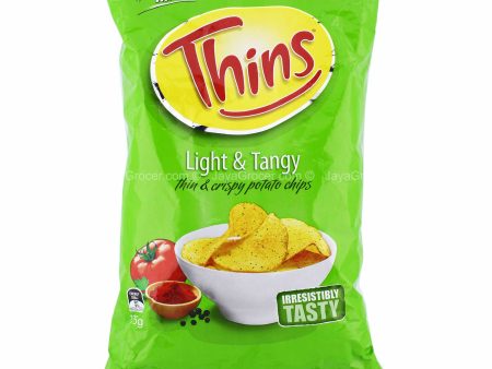 Thins Light and Tangy Potato Chips 175g on Sale