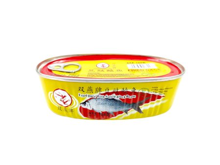 Double Swallow Fried Dace Black Beans 184g Online