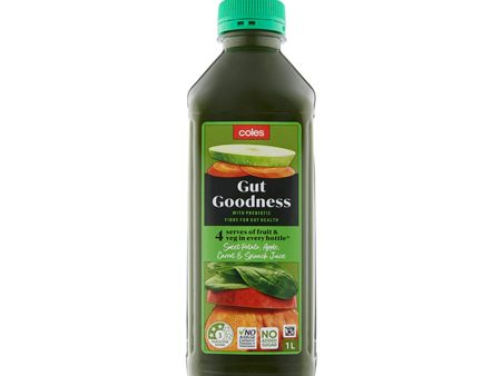 Coles Fruit And Vegetable Gut Goodness Juice 1L For Sale