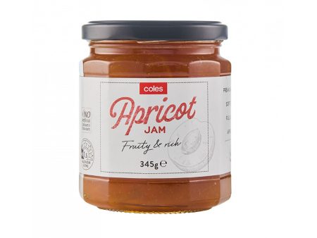 Coles Apricot Jam 345g Online