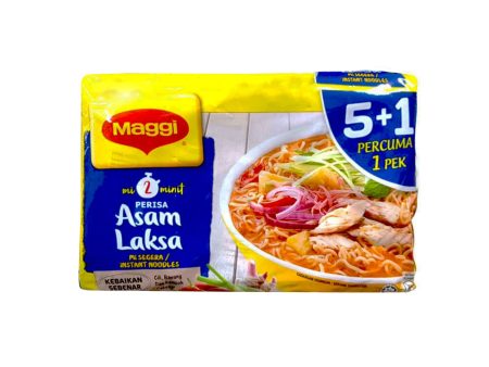 Maggi Mi Asam Laksa 78g x 5 +1 Discount