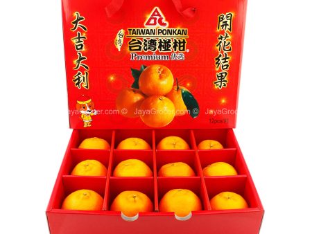 ABC Premium Taiwan Ponkan Oranges 12 s (L) (Taiwan) 1box Cheap