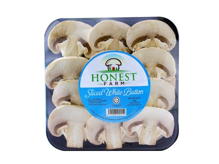 Honest Farm Sliced White Button Mushroom (Malaysia) 1pack Online now