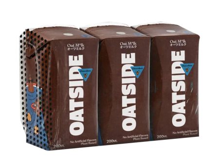 Oatside Chocolate Oat Milk 200ml x 3 Online