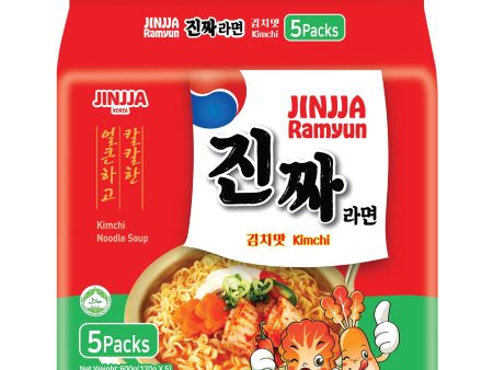 Jinjja Ramyun Kimchi 120g x 5 Online Hot Sale